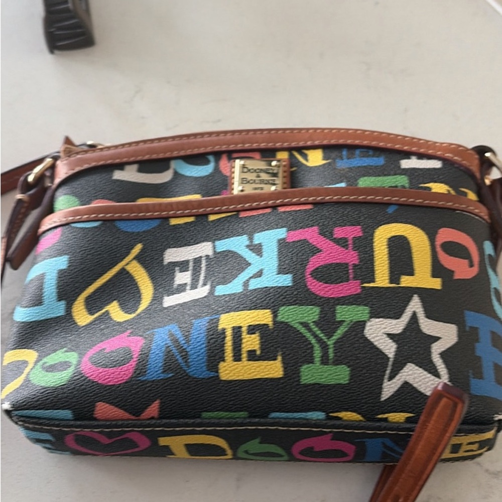 Dooney & Bourke Colorful Lettered Crossbody Bag
